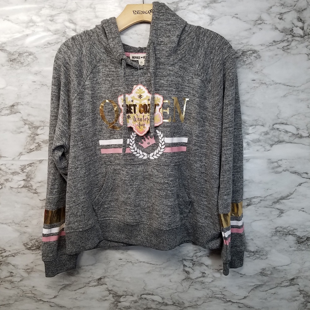 Inspired Hearts Pullover Sweatshirt 1X NWT